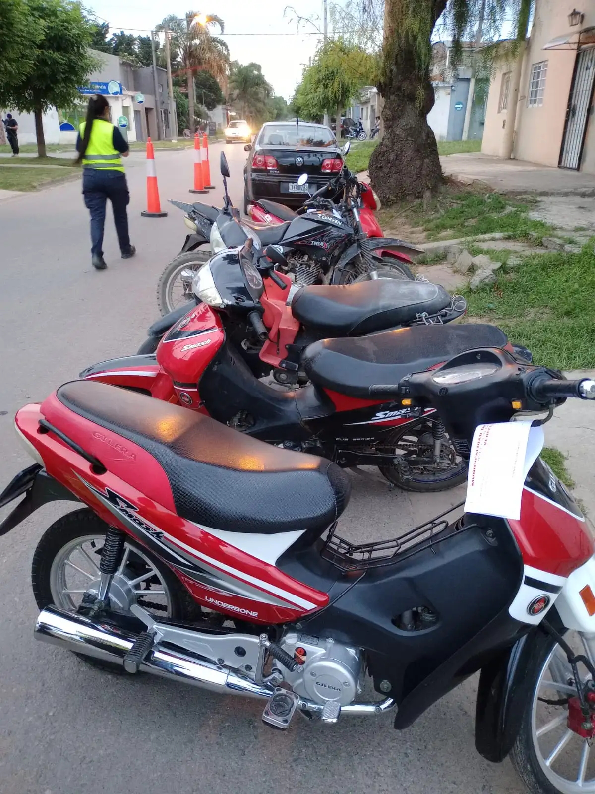 motos secuestradas tránsito