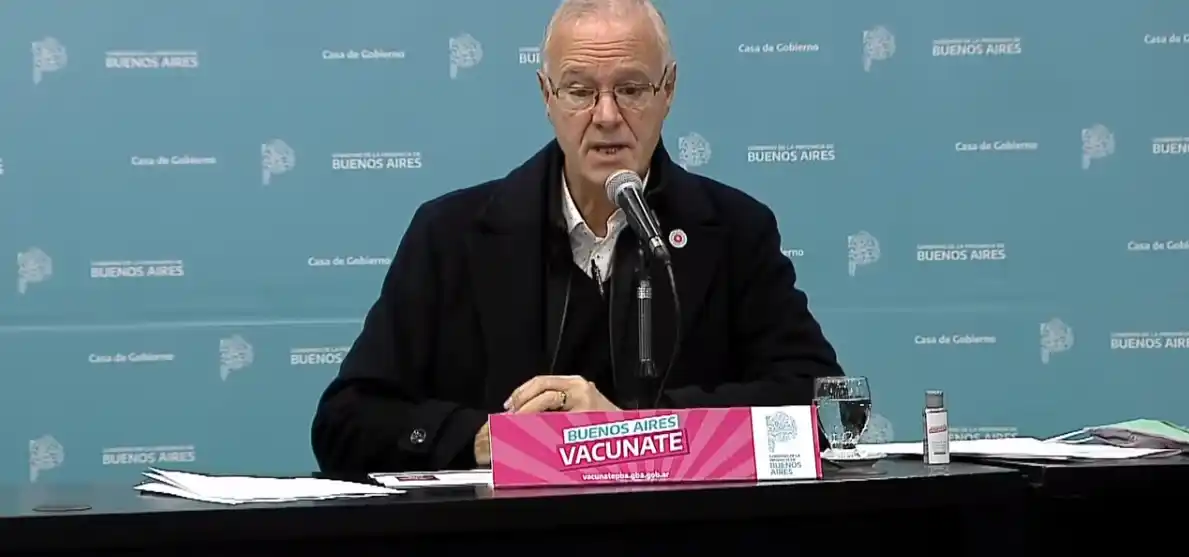 El ministro de Salud, Daniel Gollán, llega este viernes a San Pedro