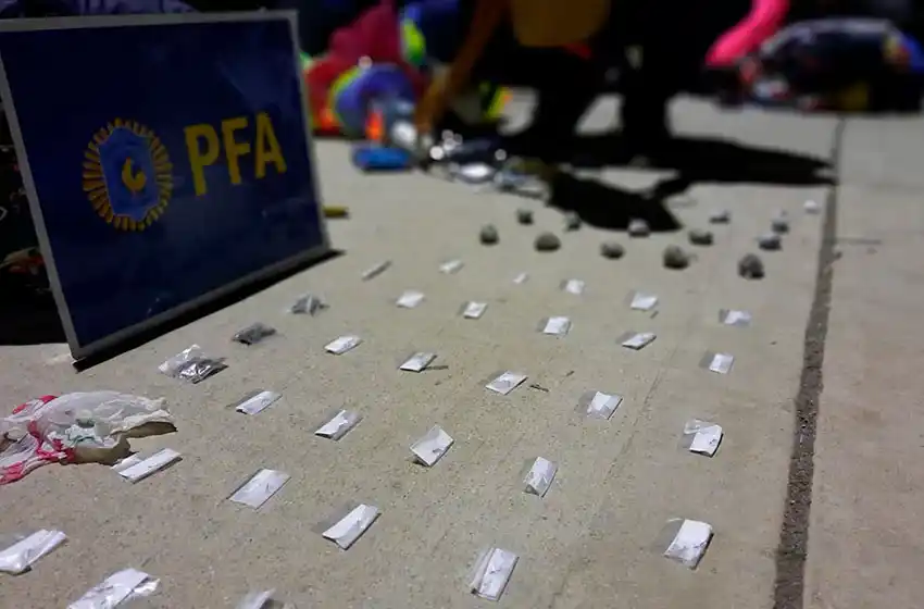 En despliegue en la Ferroautomotora, hallan droga que traía una mujer a Mar del Plata