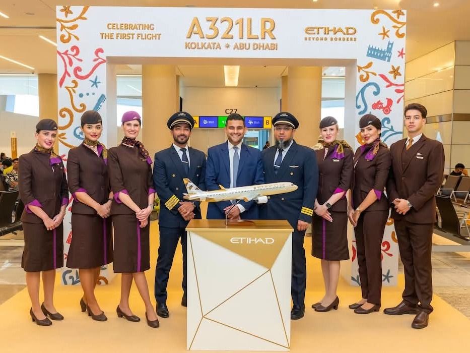 Etihad Airways introduce por primera vez Airbus A321LR en sus vuelos a la India