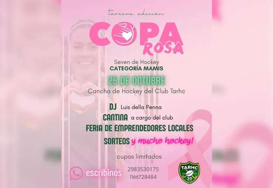 Se viene la tercera edición de la Copa Rosa en el TARHC
