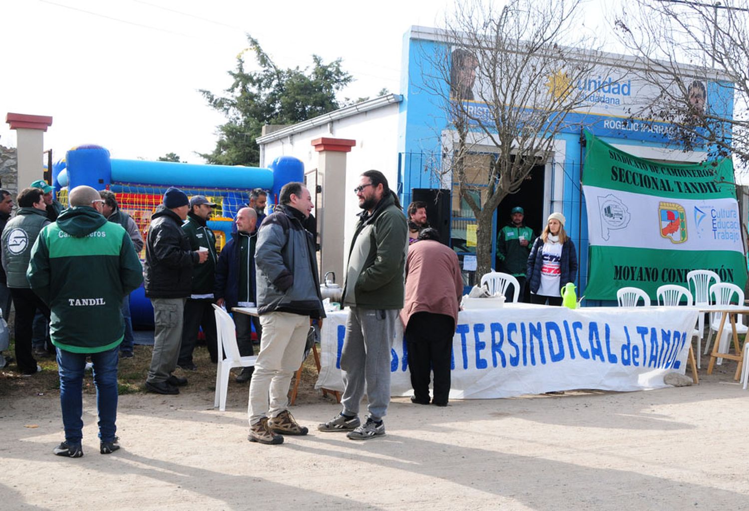 Con movimiento reducido y ollas populares, el paro general también se sintió en la ciudad