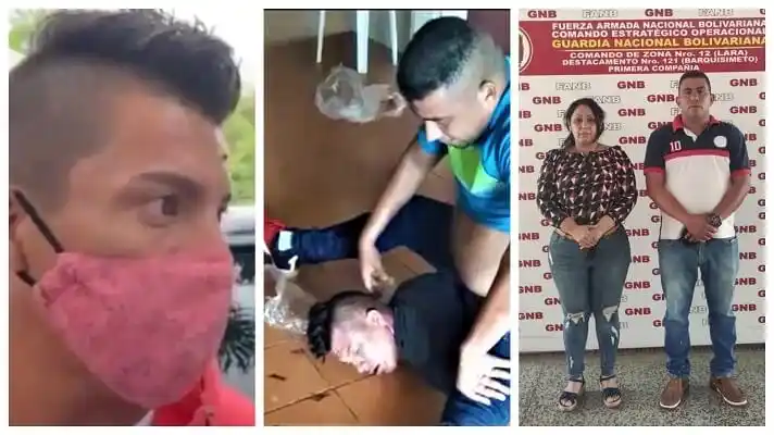 ¡PAREJA  SINIESTRA! Lo que hay detrás del GNB y la mujer que grabó la tortura de un joven