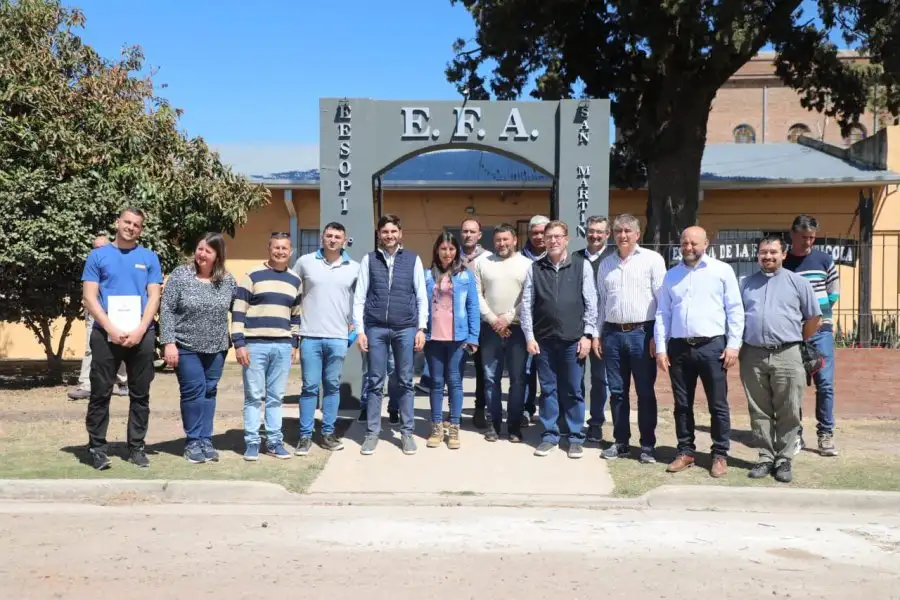 Pullaro recorrió el Departamento San Justo - Prensa gobierno de la Provincia
