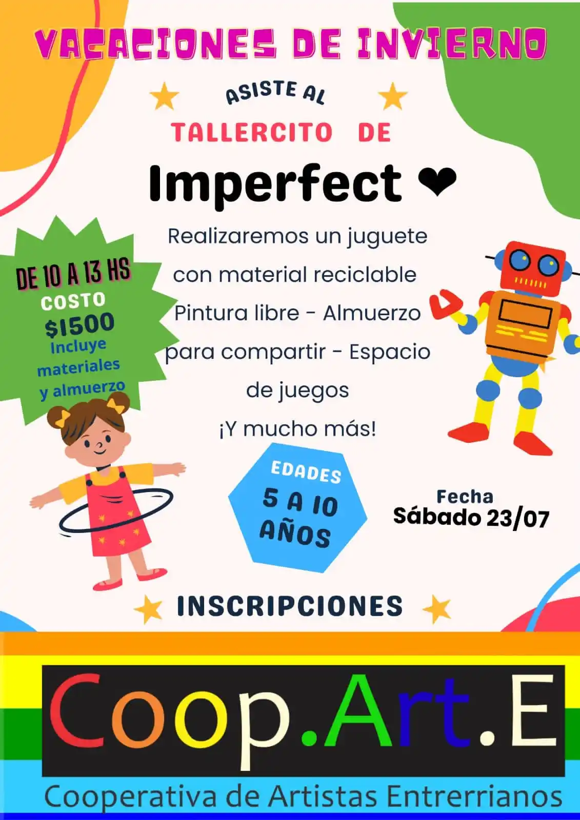 Se viene un taller de juguetes a Coop.Art.E