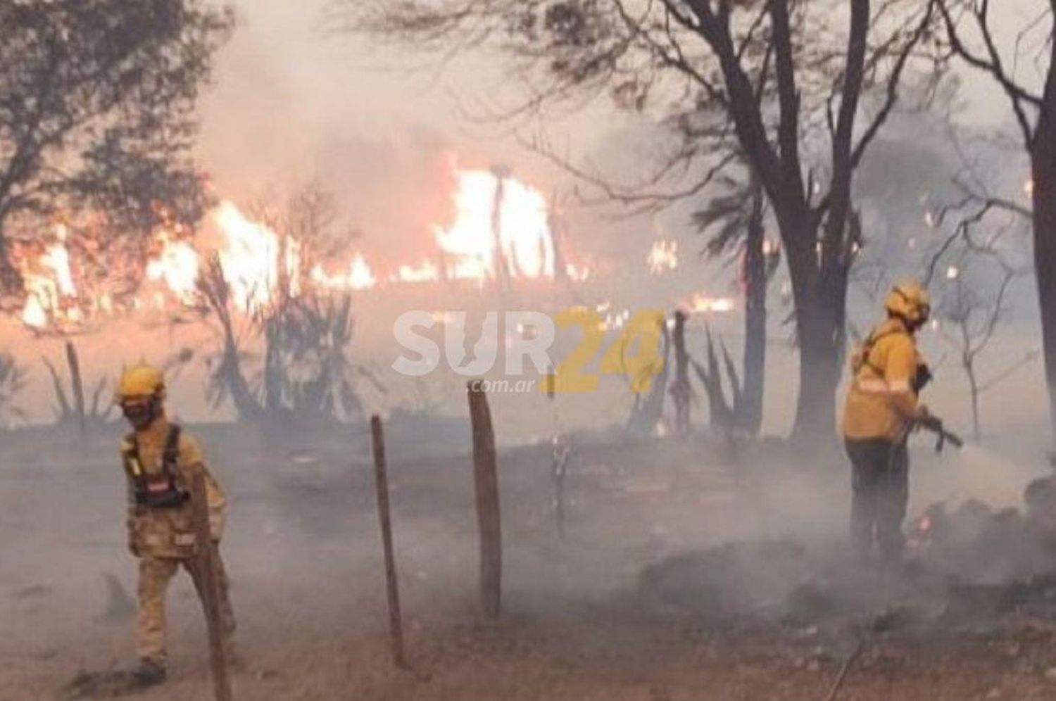 Dos muertos y un herido por incendios en el norte de Córdoba