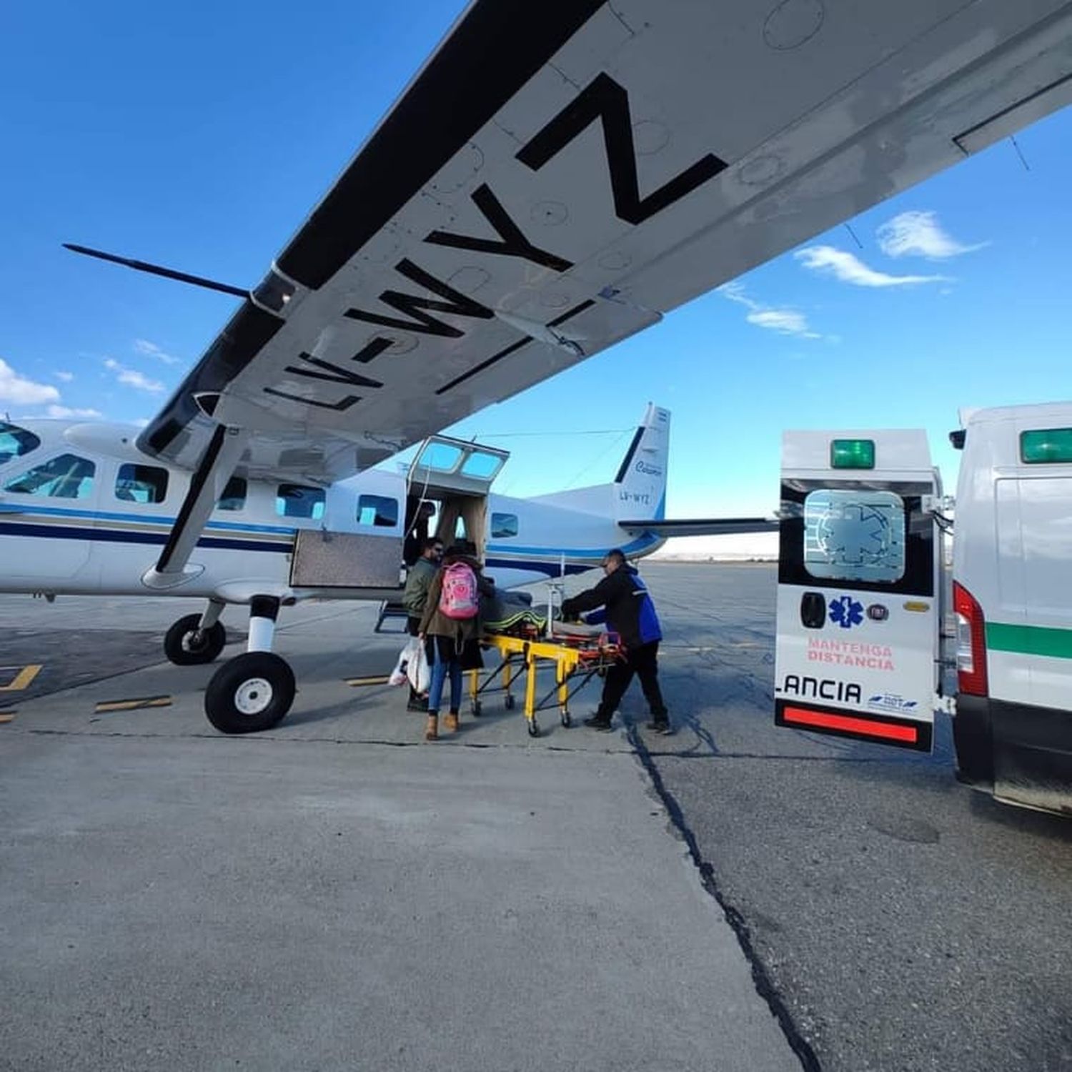 De Bariloche al Hospital de Niños de La Plata: trasladaron de emergencia a una menor de 4 años oriunda de Necochea