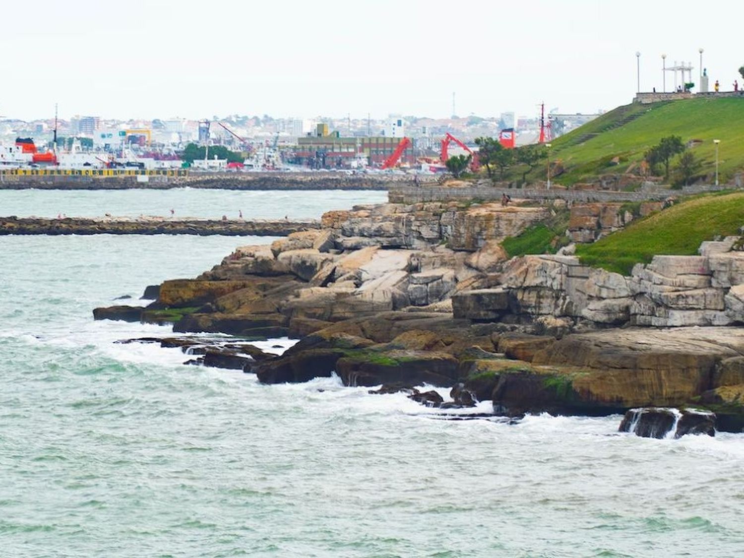 La zona de Playa Chica, donde encontraron el cuerpo.