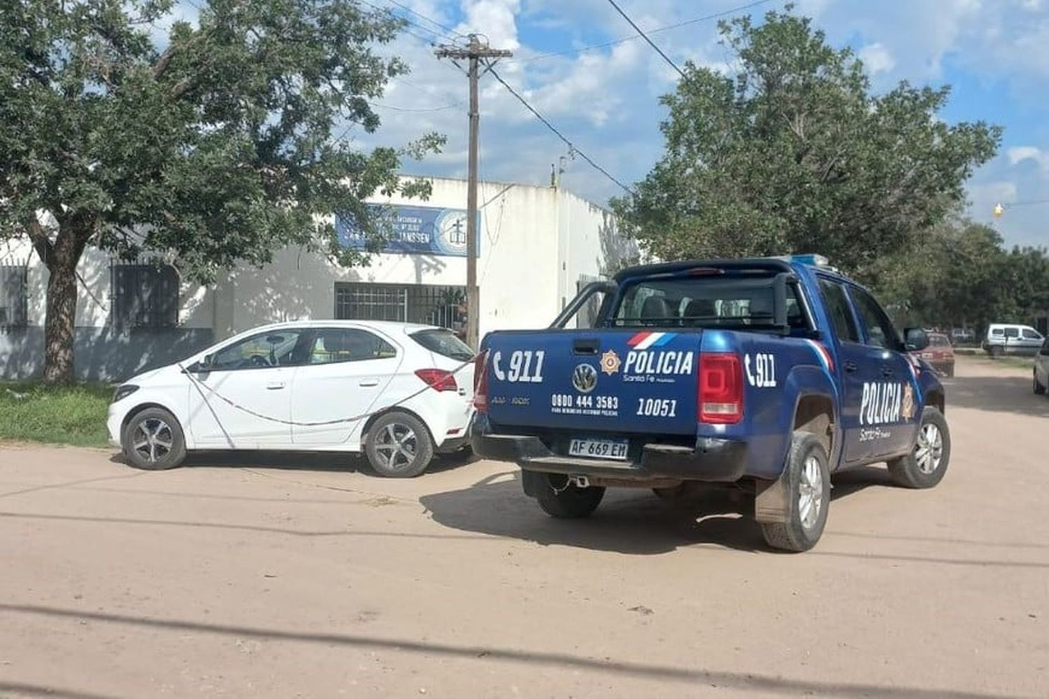 Apuñalado en barrio Pompeya