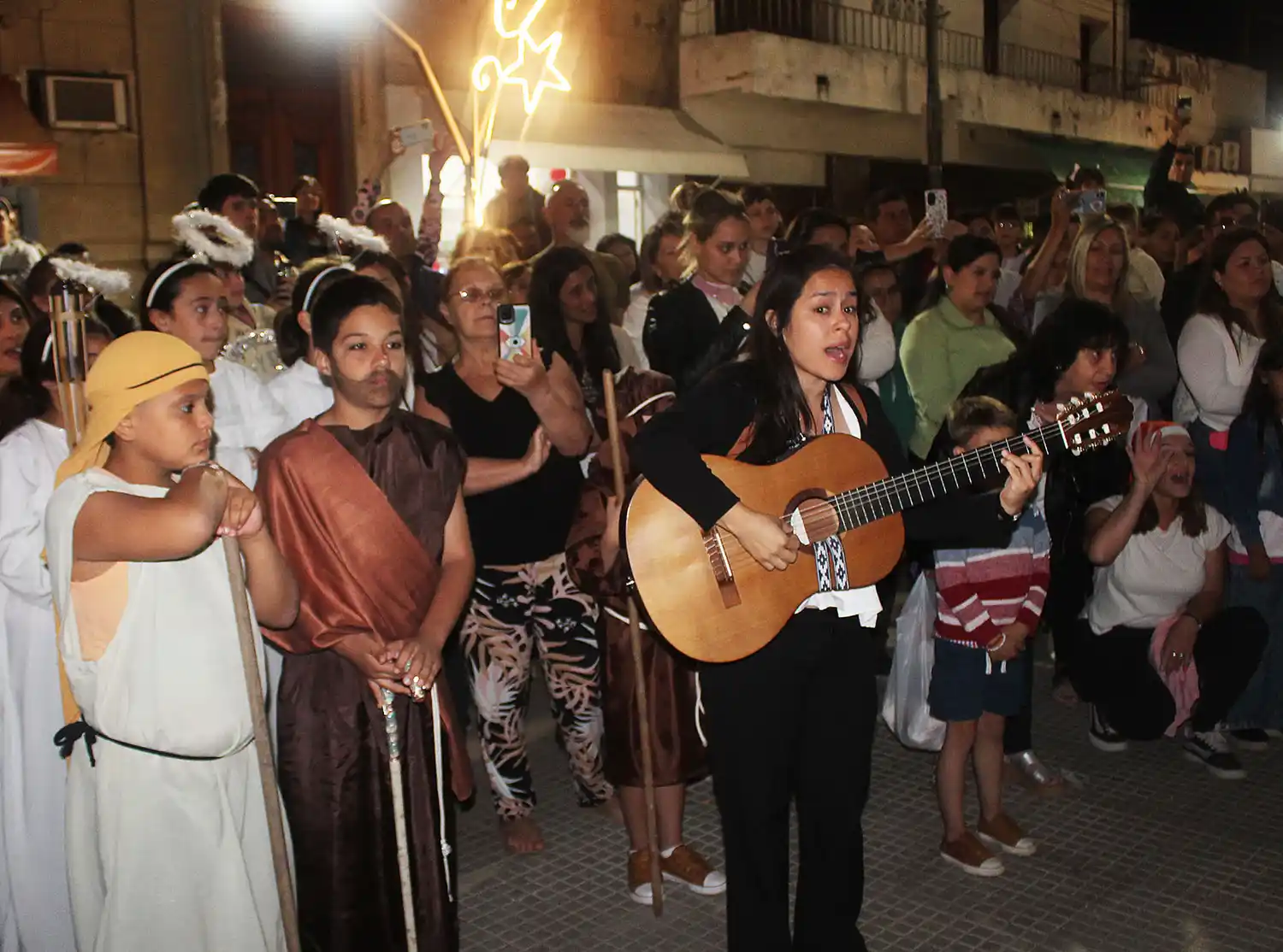 Se desarrolló el concierto de Navidad y el pesebre viviente