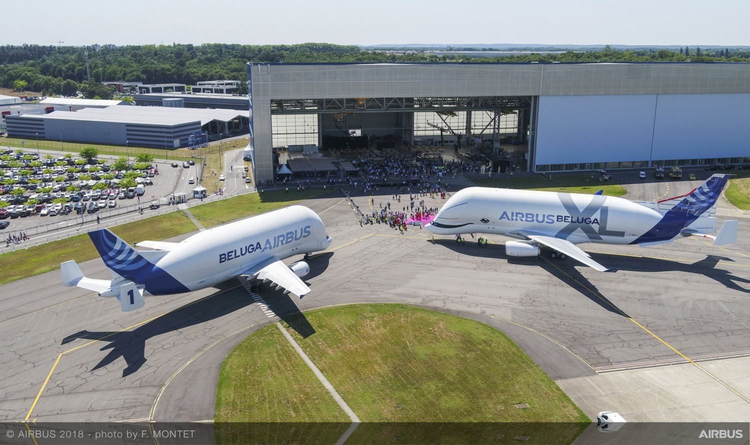 El cuarto Airbus BelugaXL avanza hacia el proceso de pintura