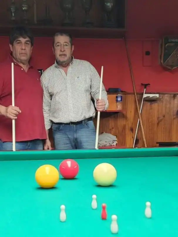 Los finalistas. Luis Arias y el ganador José Luis Dindart