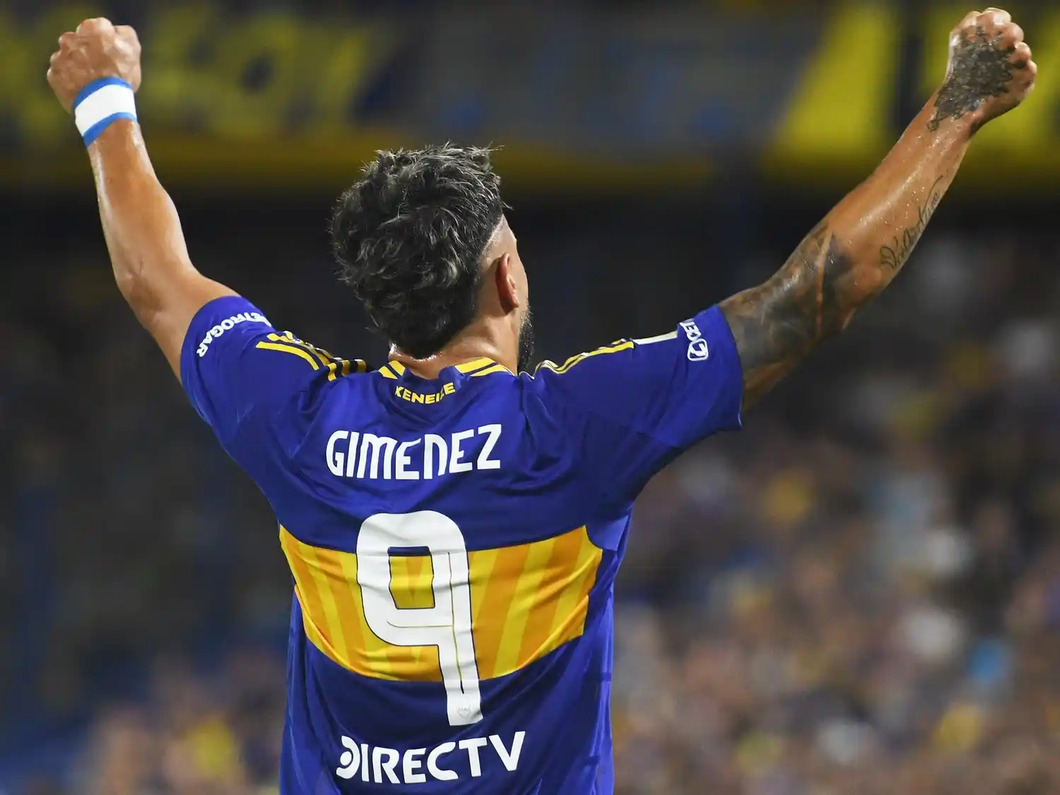 Milton Giménez, autor de la victoria Xeneize