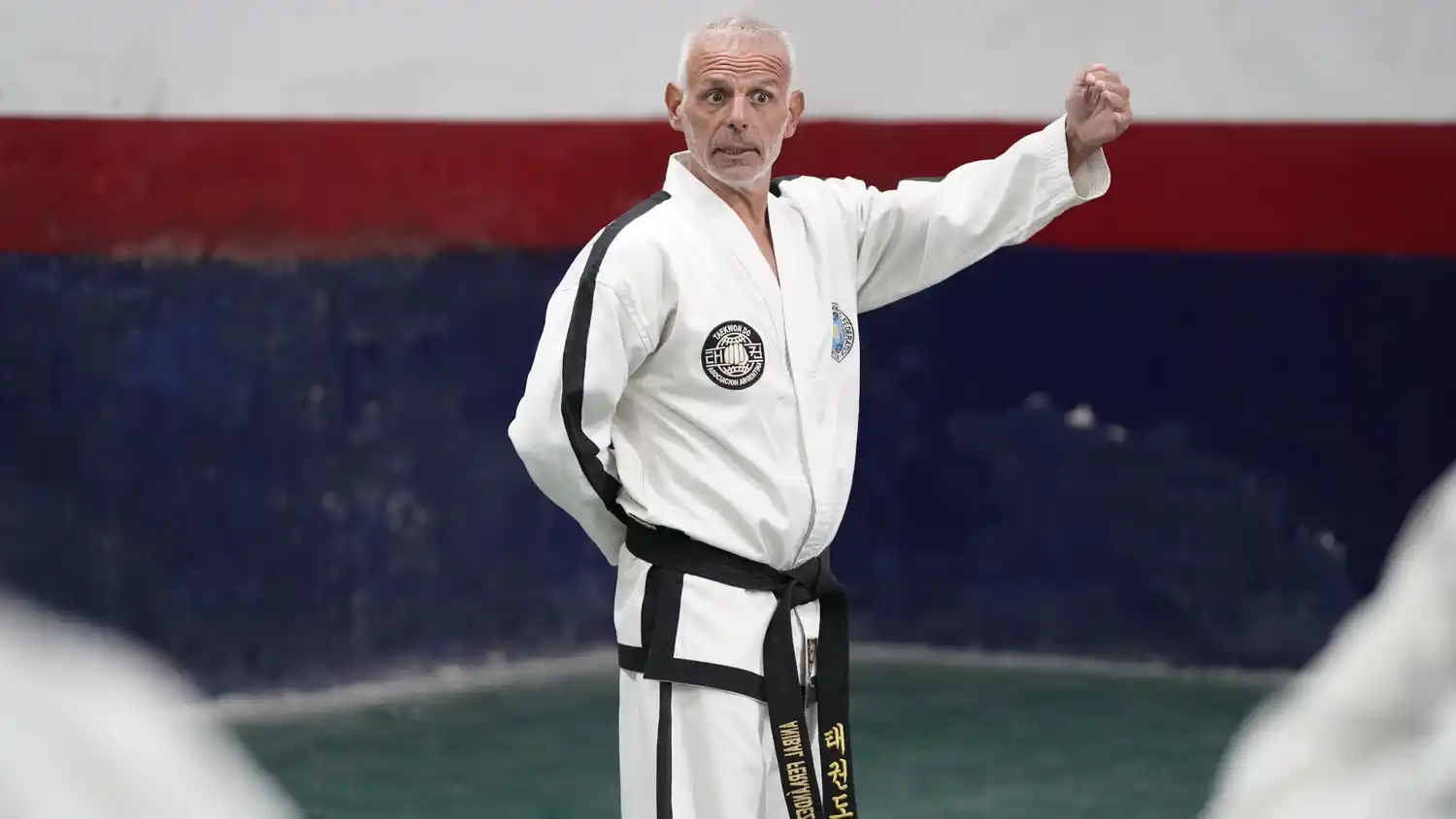 Capacitación de taekwondo de Aníbal Fernández 6