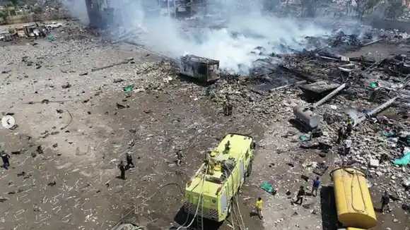 ¡CONMOCIÓN en el ZULIA! Explota fábrica de fuegos artificiales: reportan al menos 20 heridos