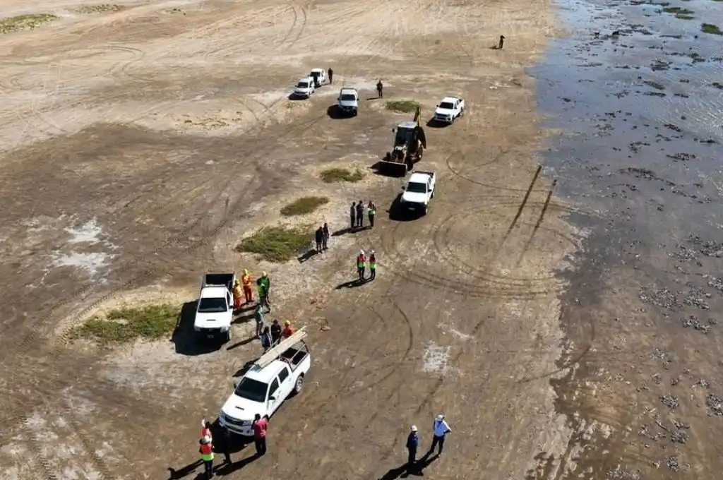 Gasoducto Gran Santa Fe: este martes comienzan a perforar la laguna para la insertar la cañería