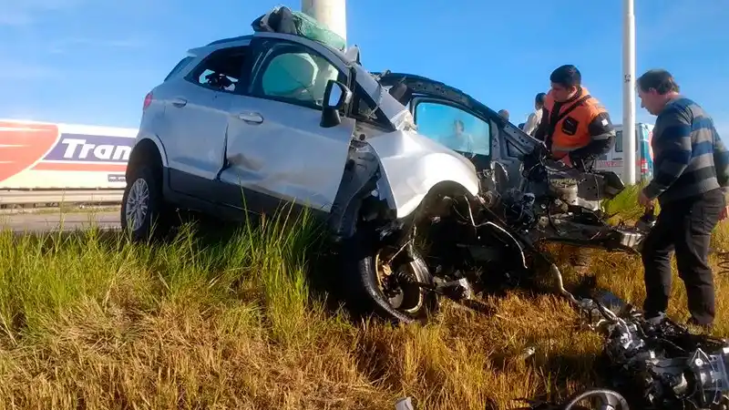 Identificaron a la mujer fallecida tras tremendo accidente en la Autovía 14