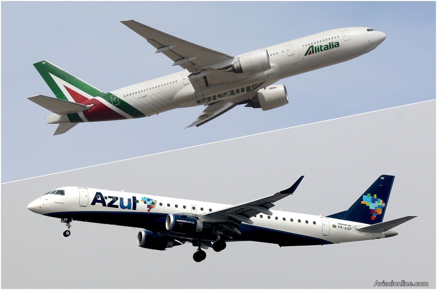 Nuevo acuerdo de código compartido entre Azul y Alitalia