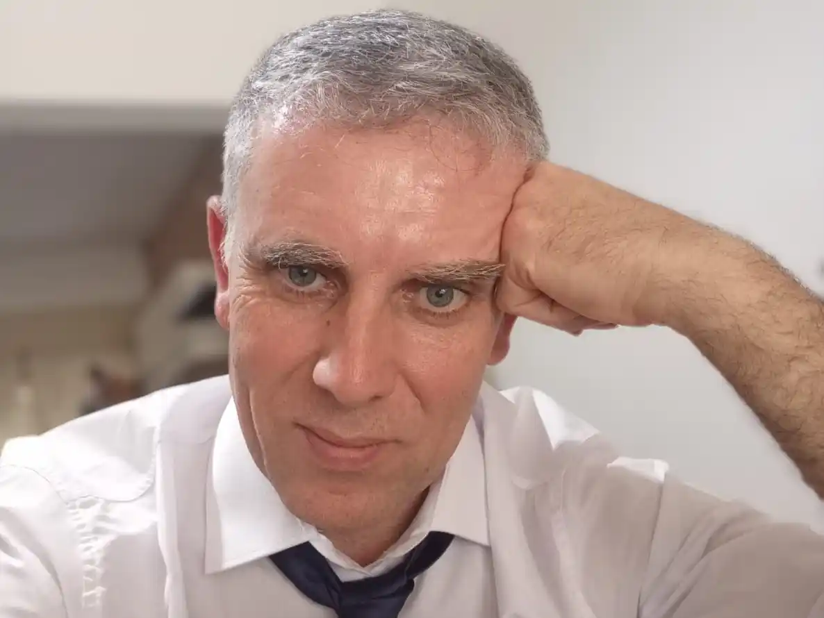 Diego Cicerchia, autor de "Nido vacío". Foto: Gentileza