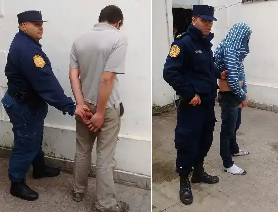 Detienen a dos sujetos con amplios antecedentes cuando estaban robando en una casa
