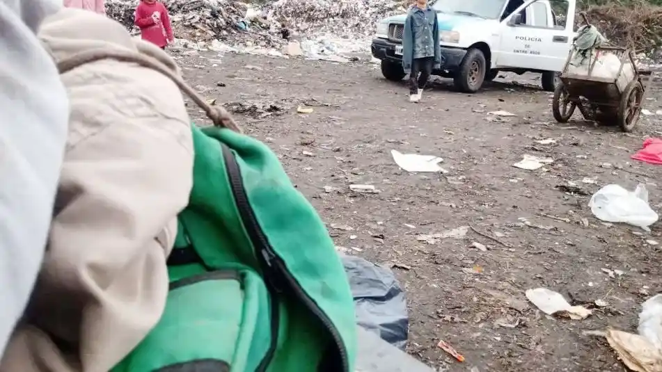 Encontraron un feto en el basural del exemplazamiento de Federación