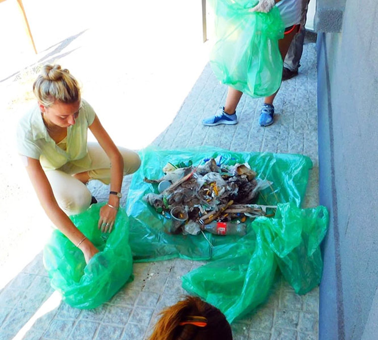 Censo de basura costera en Orense