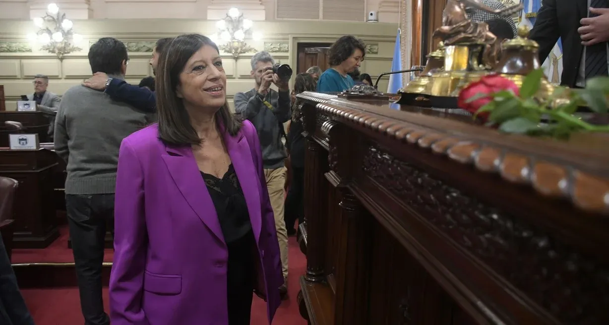 García agradeció el apoyo de sus pares al ratificar su presidencia y trazó los principales ejes de la tarea por delante. Foto: Guillermo Di Salvatore