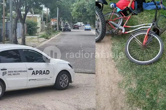 Aprovechó un descuido, se subió a una bicicleta sin candado y huyó al norte de la ciudad