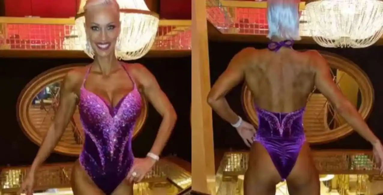 Ingrid Grudke llegó a la final en su primer torneo de fisicoculturismo