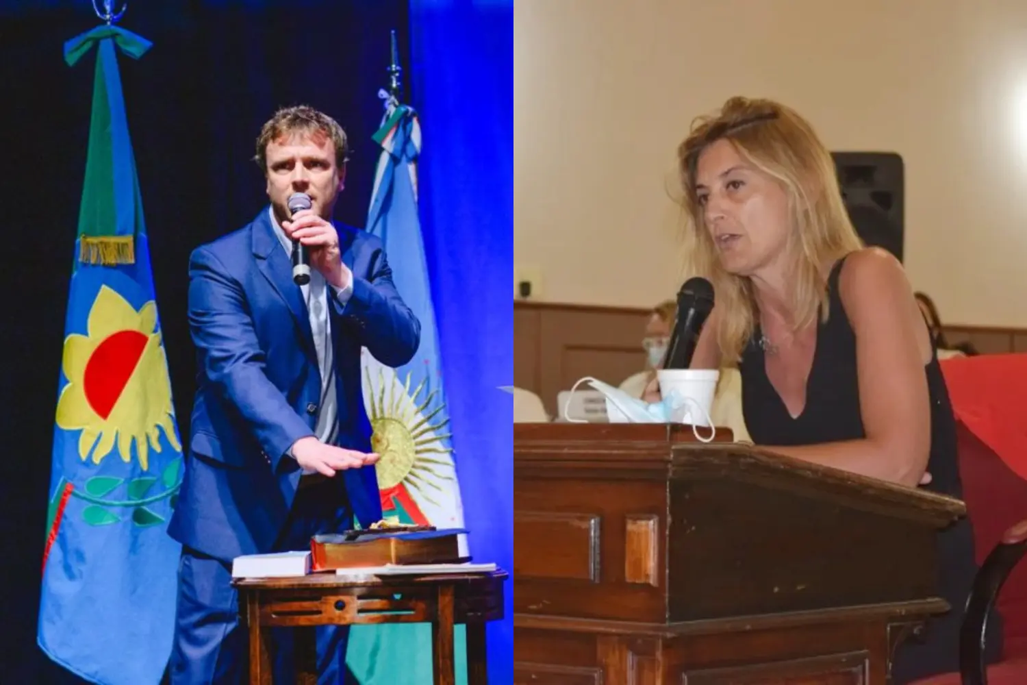 Arouxet criticó el acto de asunción de