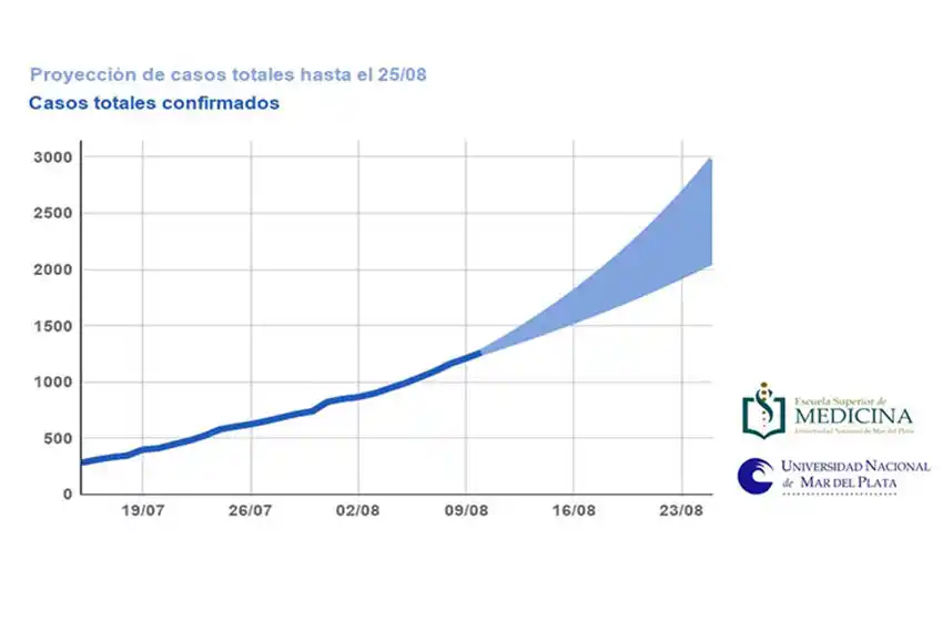 Proyectan "entre 2000 y 3000 casos acumulados para fines de agosto" en la ciudad