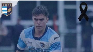 Dolor en el rugby santafesino: falleció Jerónimo Fernández Bobbio, jugador de CRAI