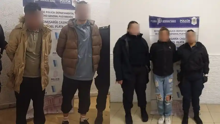 En el lugar se secuestró una cuchilla con mango de madera y hoja curva de unos 12 centímetros.