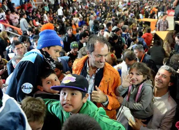 Scioli festejó el Día del niño en Tigre