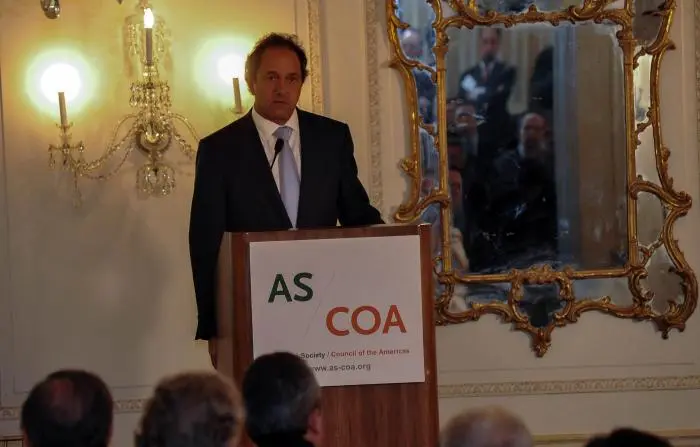 #DíaDeParo: Para Scioli fue una jornada "muy triste"