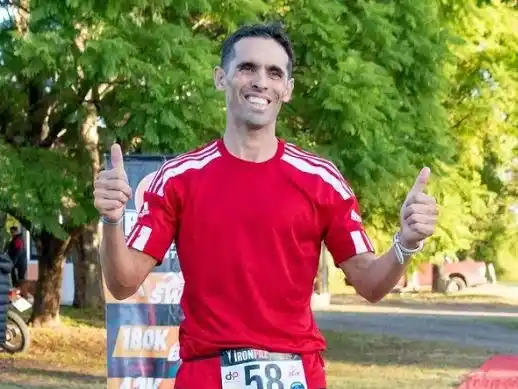 Alexis Taffarel, el gualeyo que se metió en la élite del IronPaz 2025