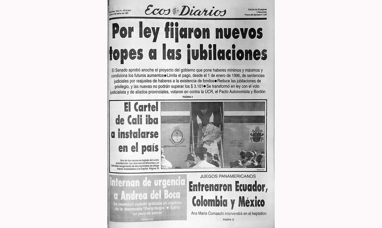 Jueves 9 de marzo de 1995