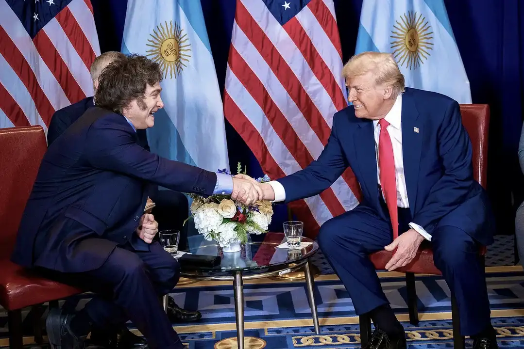 javier milei y donald trump