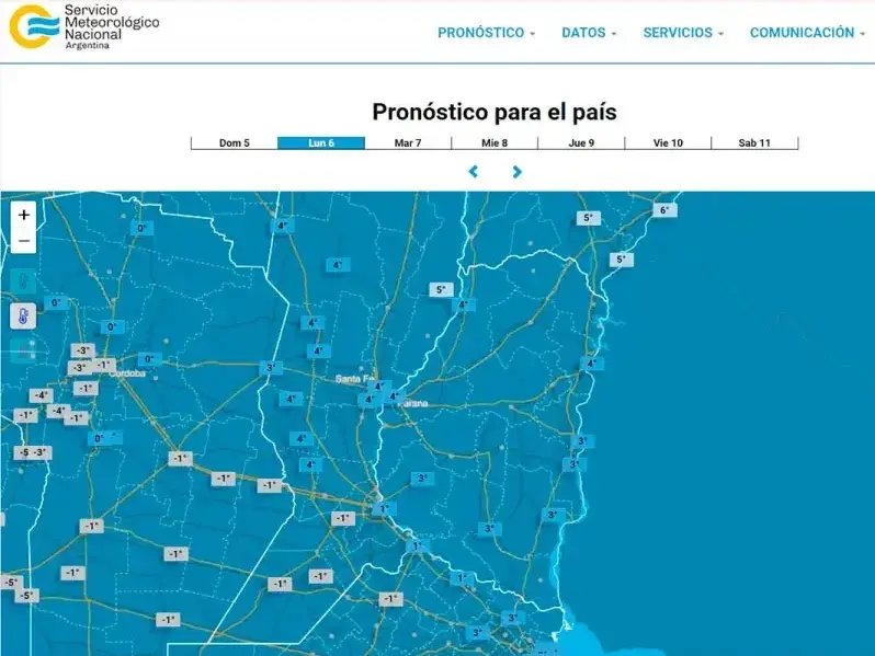 Inicia una semana sin lluvias, con mañanas heladas y tardes de hasta 18°C