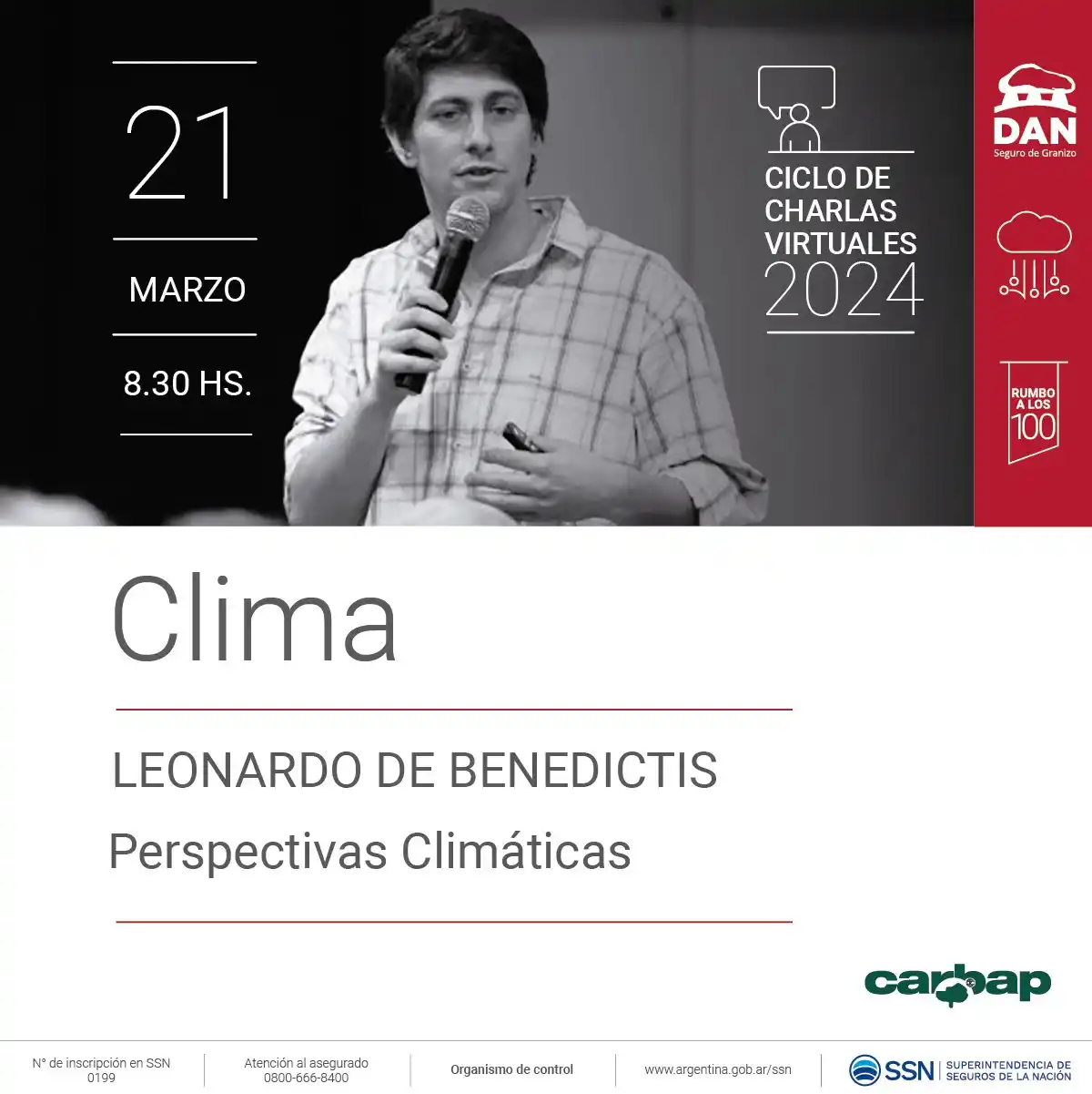 Leo De Benedictis analiza el escenario climático