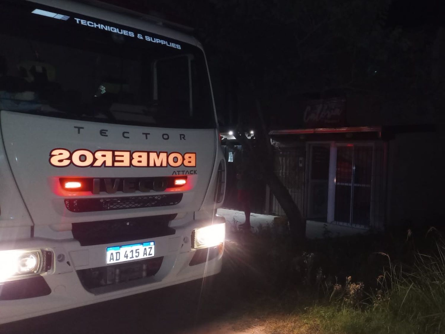 Una pérdida de gas provocó un incendio en una vivienda