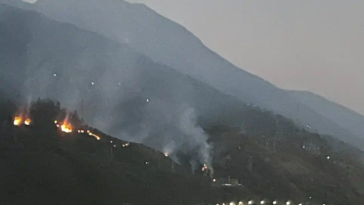 Voraz incendio se registró en el Parque Nacional Waraira Repano (Ávila) este 25Mar (VIDEOS)