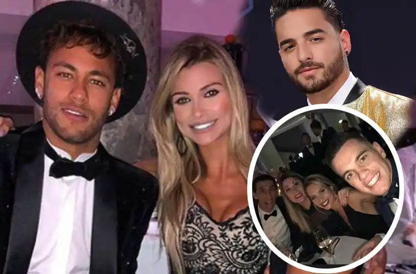 Di María y Lo Celso, presentes en la gran fiesta de Neymar