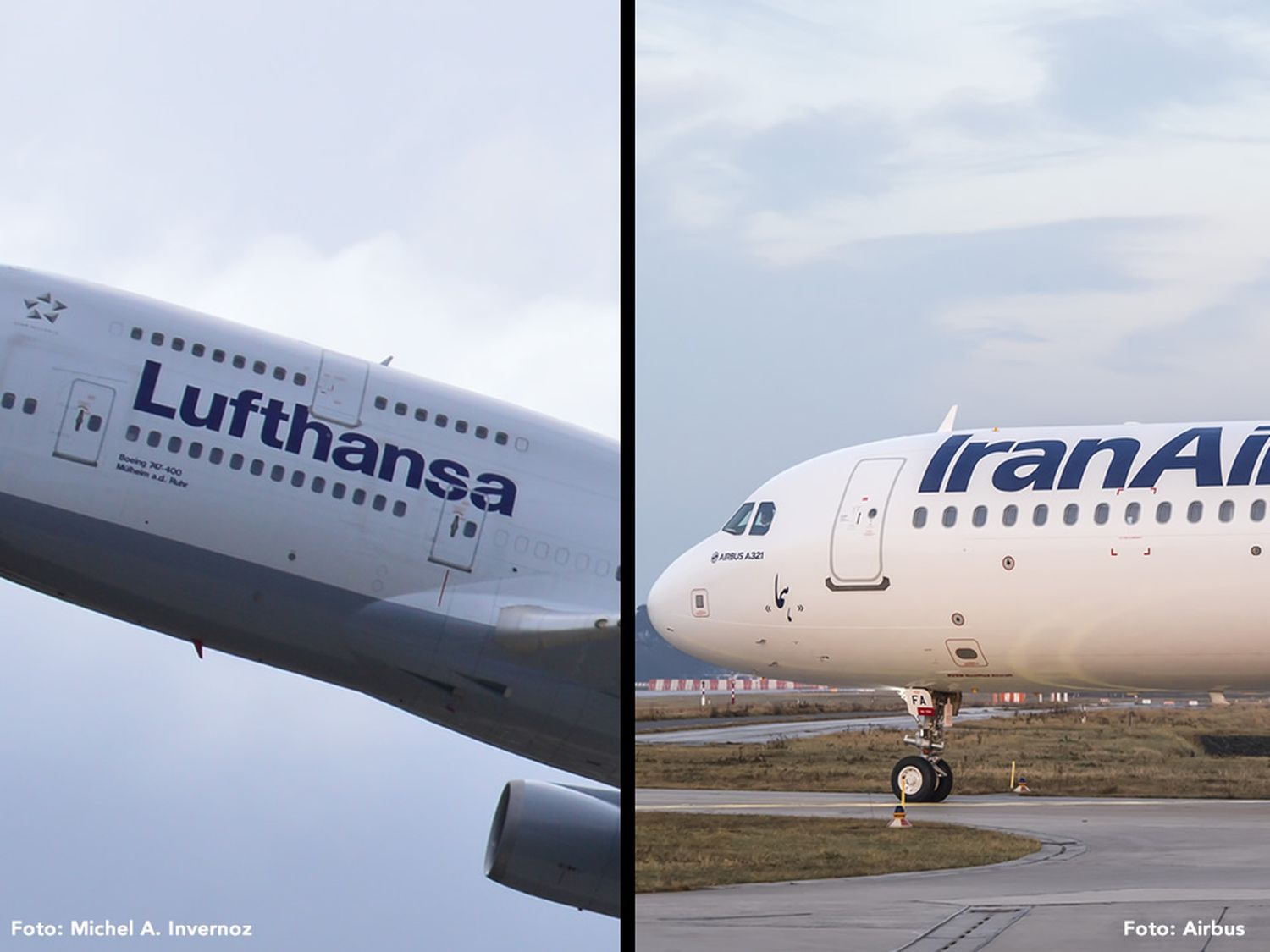 Iran Air y Lufthansa firmaron acuerdo de código compartido