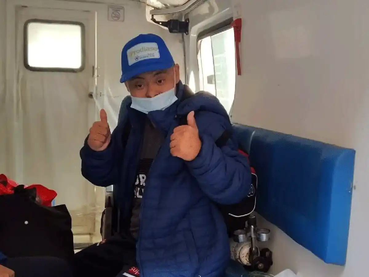 Emotiva historia de un joven  con síndrome de Down y cáncer  que logró vencer el coronavirus