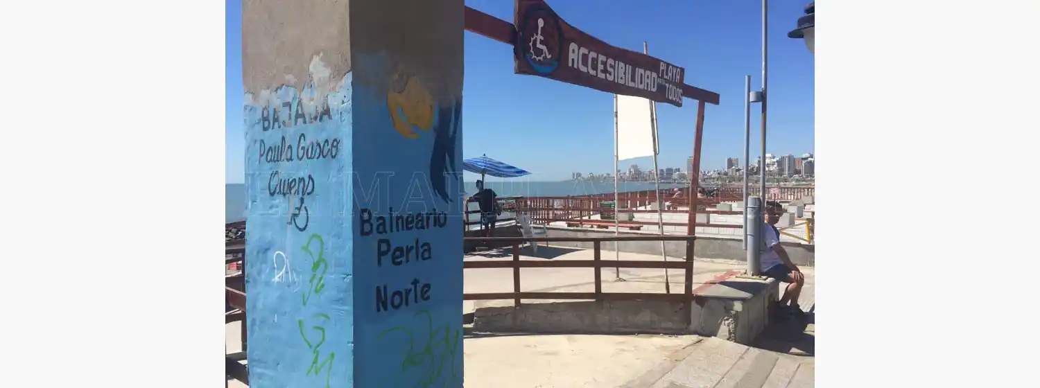 Adecuarán en los próximos días el acceso a la playa de discapacidad