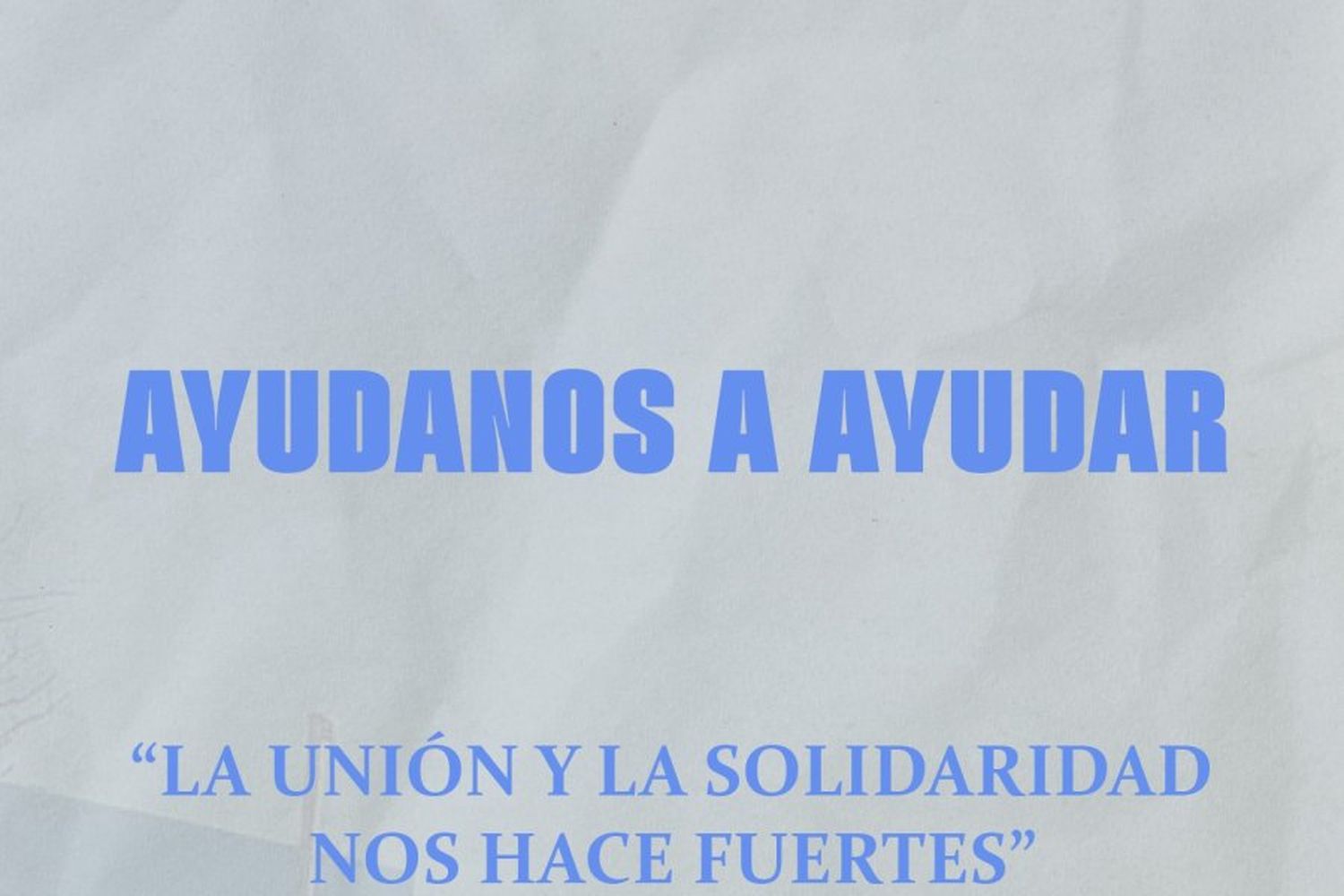 Pedido Solidario para Flavio Presser