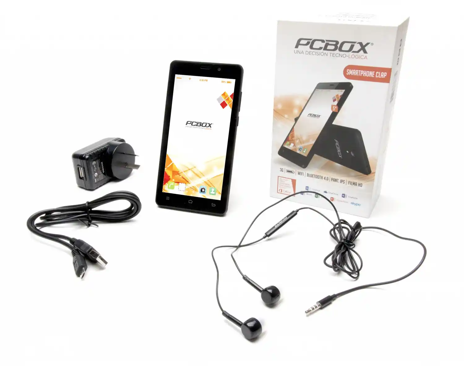 Clap, el nuevo smartphone de la empresa Pcbox