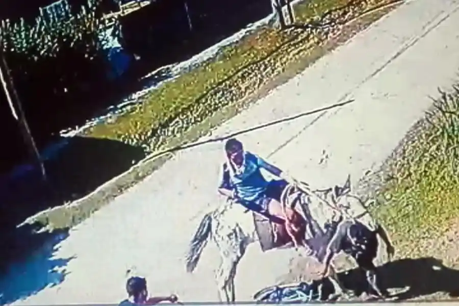 Caballochorros: dos delincuentes a caballo asaltaron a un joven para robarle la mochila
