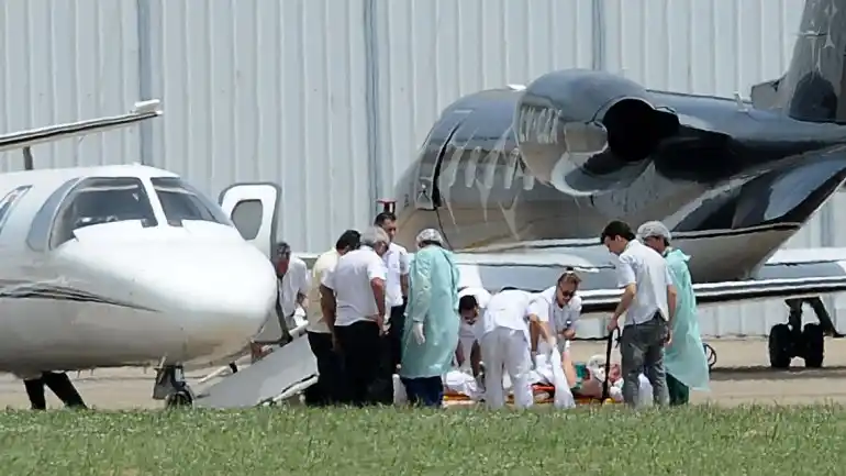Gioja quedó internado en el Hospital Italiano